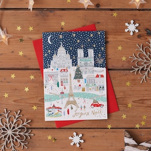 Paris Weihnachtskarte
