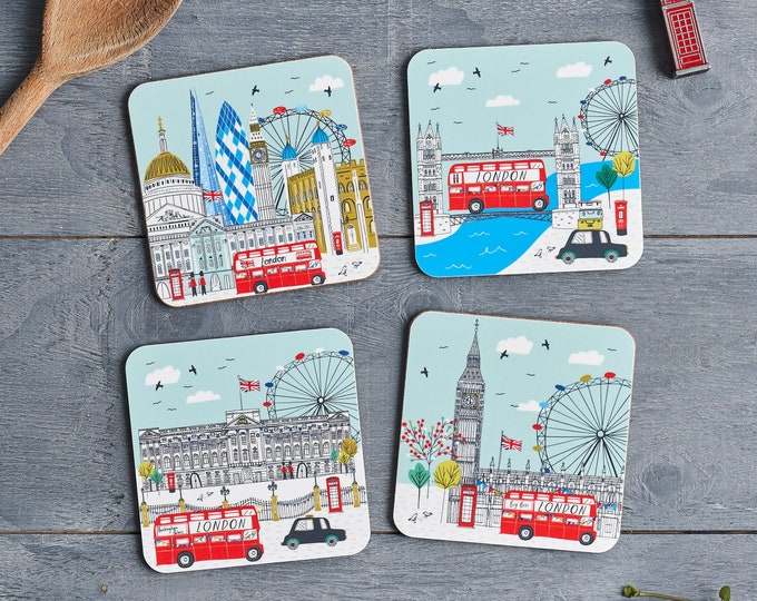 London Landmarks Coaster Set