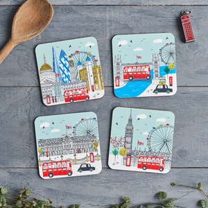 London Landmarks Coaster Set