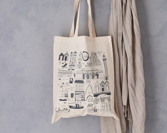 Whitby Ilustrated Tote Bag