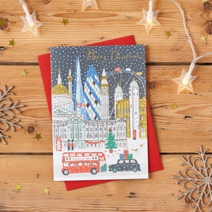 London Skyline Christmas Card Pack