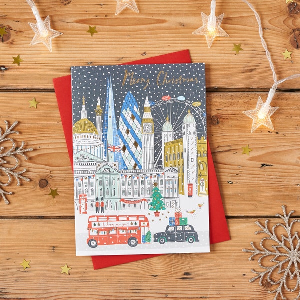 London Skyline Christmas Card