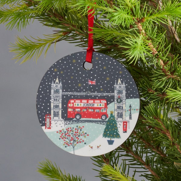 London Tower Bridge Christmas Decoration
