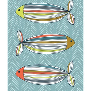 Colourful Fish Art Print image 2