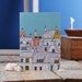 Rooftops Illustration Greeting Card 