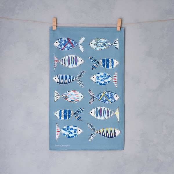 Fisch Geschirrtuch
