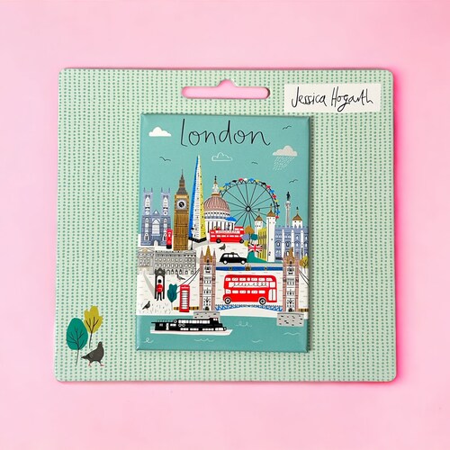 Magnete Frigorifero Londra 3D – Souvenir Turistico Regno Unito, 7x7 Cm, In Poliresina, Decorazione Casa
