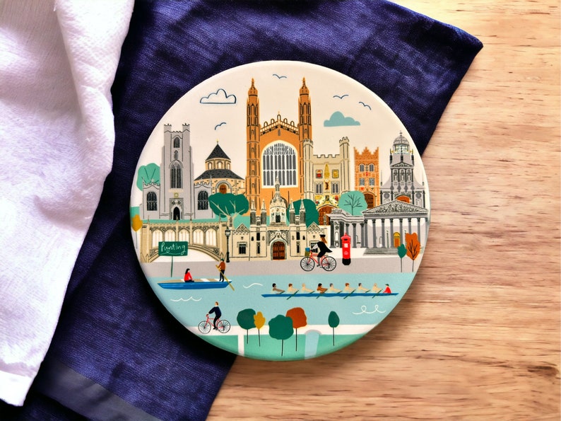 Cambridge Landmarks Ceramic Coaster image 3