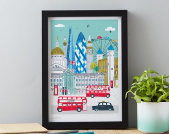 London Skyline Art Print