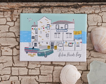 Bay Hotel Fridge Magnet