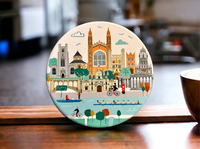 Cambridge Landmarks Ceramic Coaster image 2