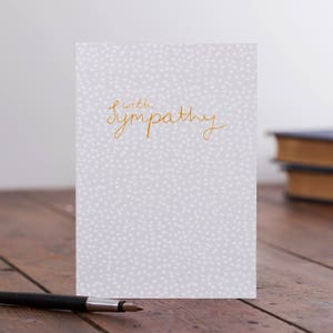 With Sympathy Greeting Card