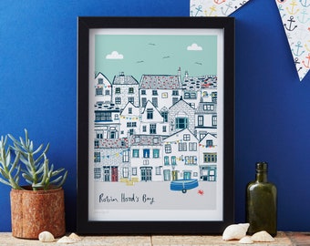 Robin Hood's Bay Cottages Art Print