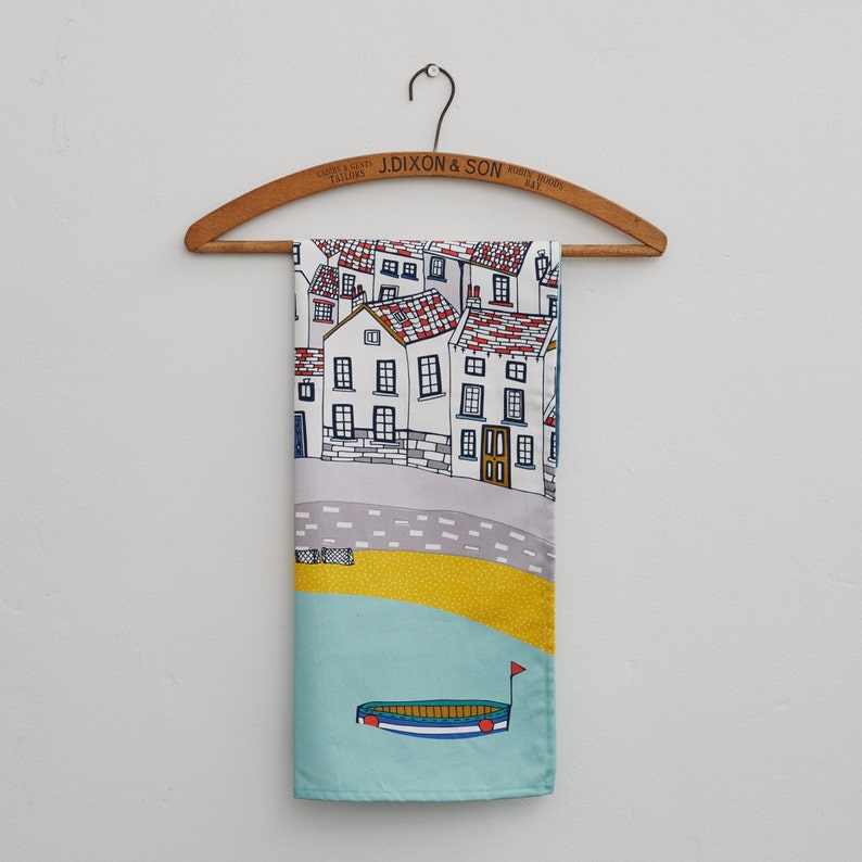 Seaside Illustration Tea Towel image 4