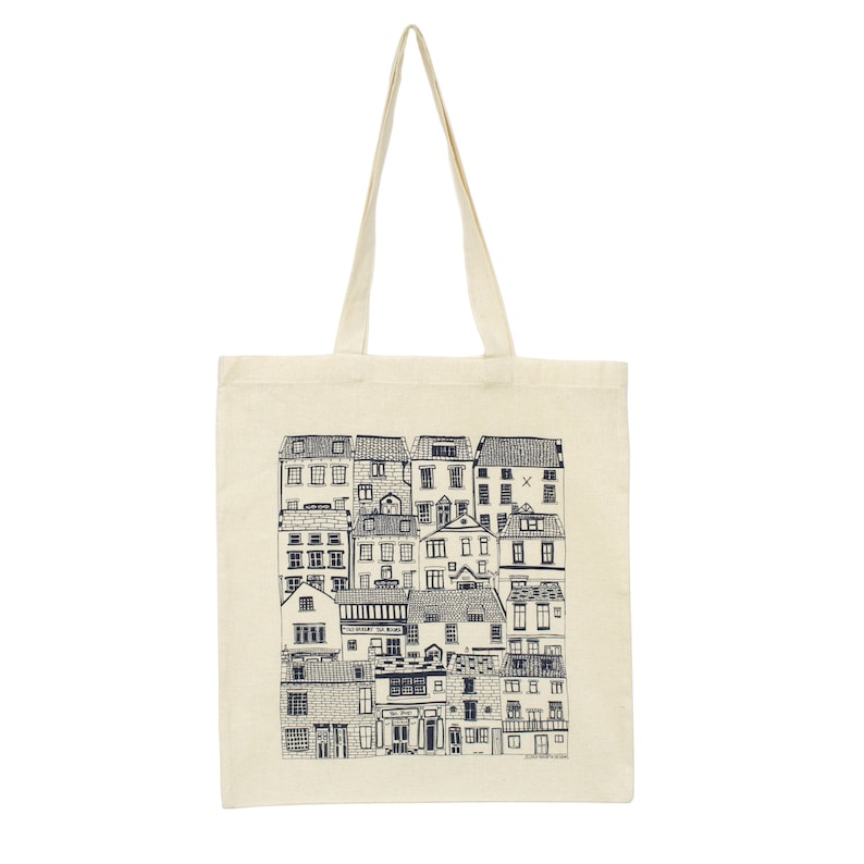 Coastal Cottages Tote Bag image 4