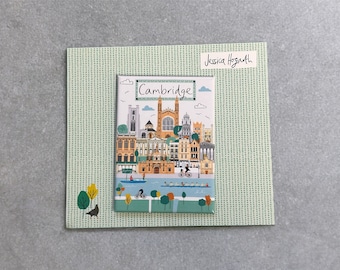 Cambridge Skyline Souvenir Magnet