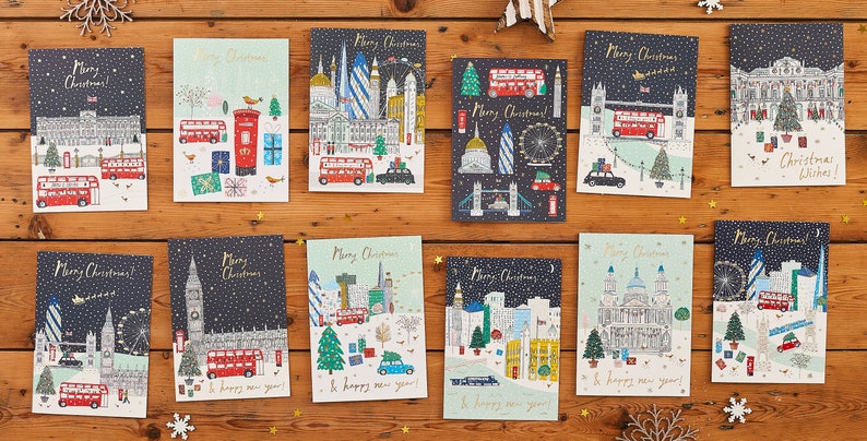 Christmas Card Featuring London Park Scene image 2