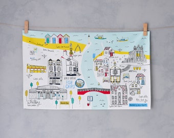 Whitby Tea Towel