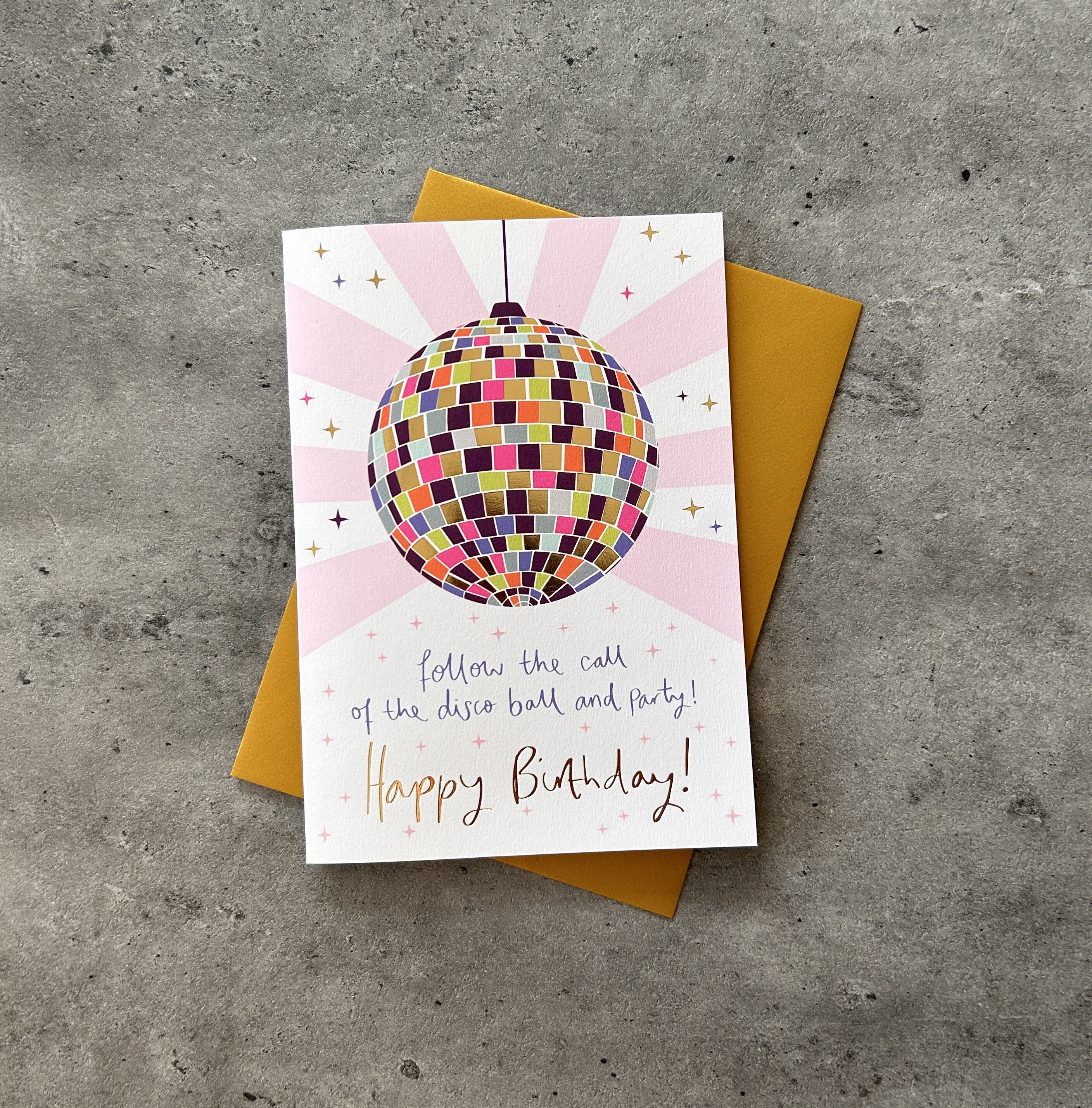 Disco Ball Card Disco Ball Card