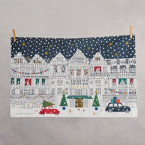 Christmas Themed Liberty of London Tea Towel