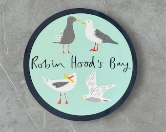 Robin Hood's Bay Seagulls Sticker