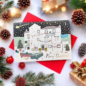 Robin Hoods Bay Weihnachtskarte