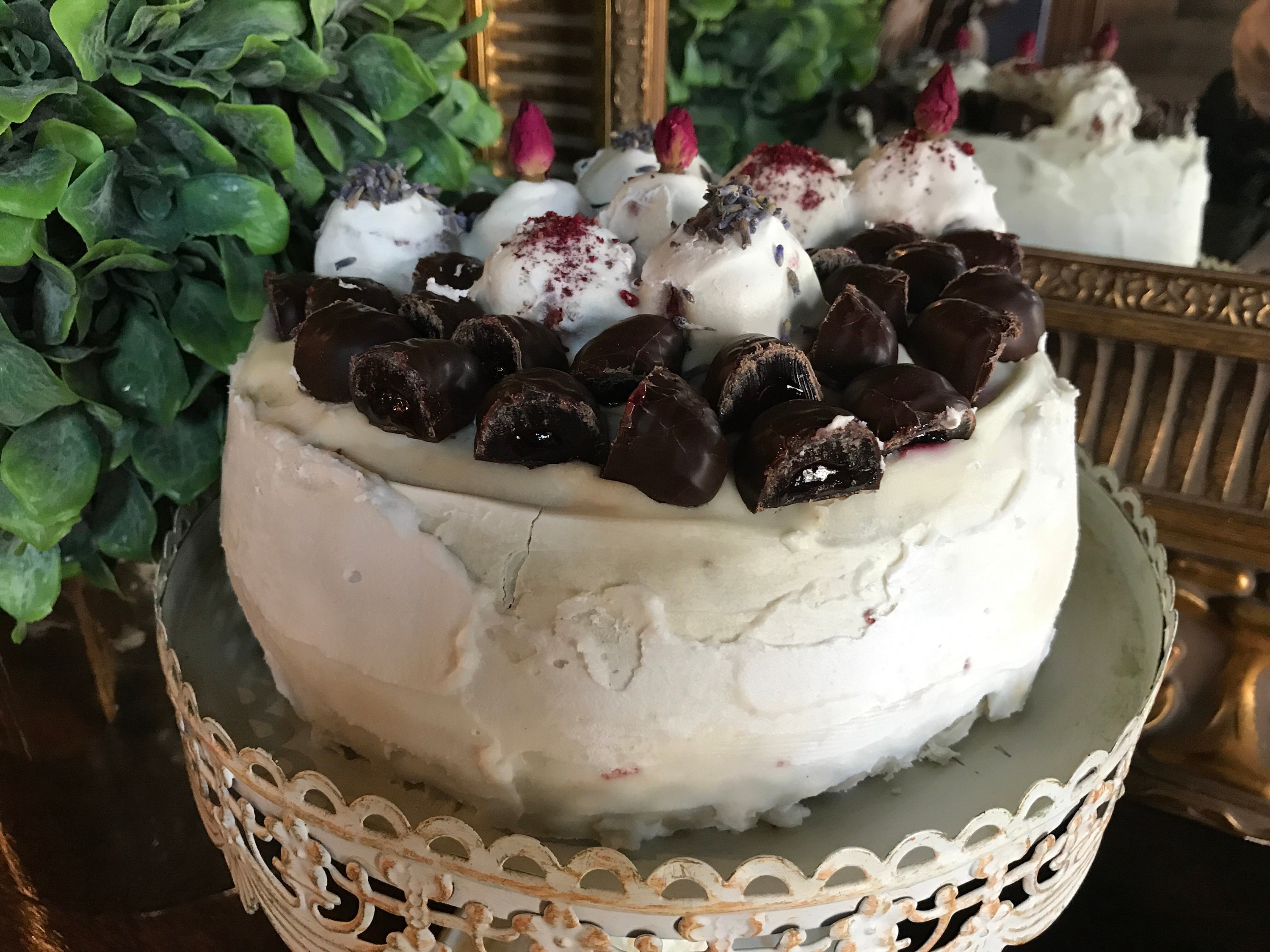 Vegan Red Velvet Vanilla Birthday Cake 8 No Eggs No Dairy