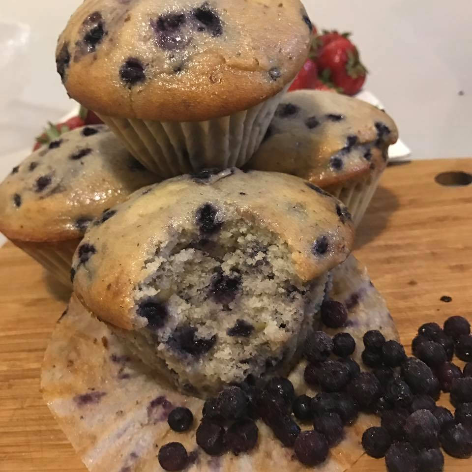 Vegan Wild Blueberry Muffins 8 pcs