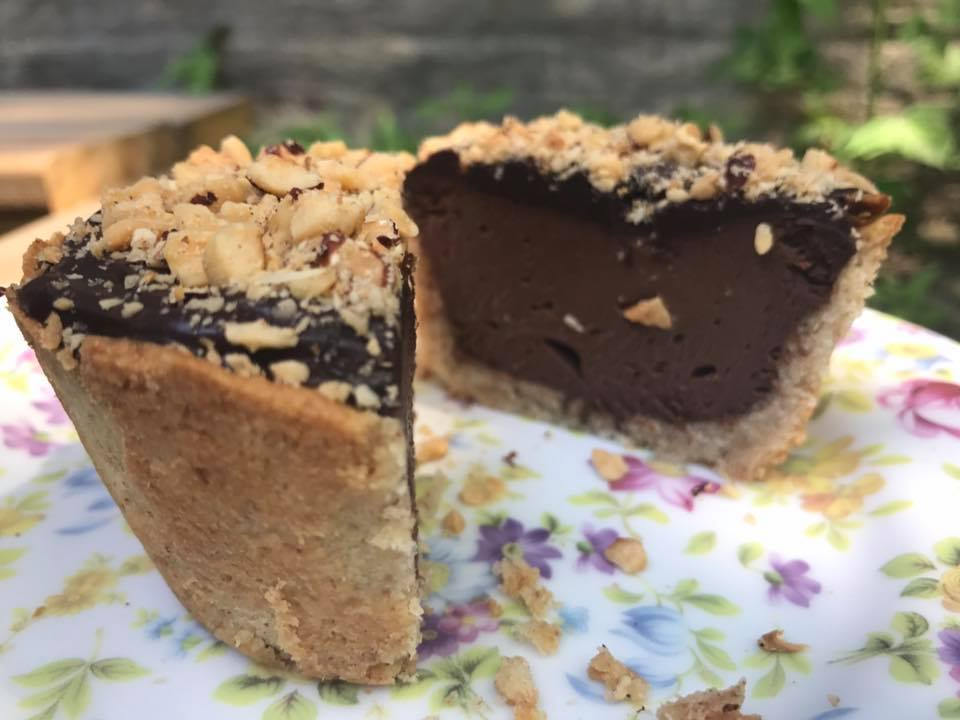 Vegan Dark Chocolate Hazelnut baby cheesecakes 5 pcs, Plant Based