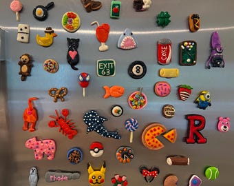 Handmade clay magnets