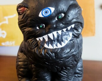 Guardian of the Night - Cat Decor Vintage Upcycled Bank