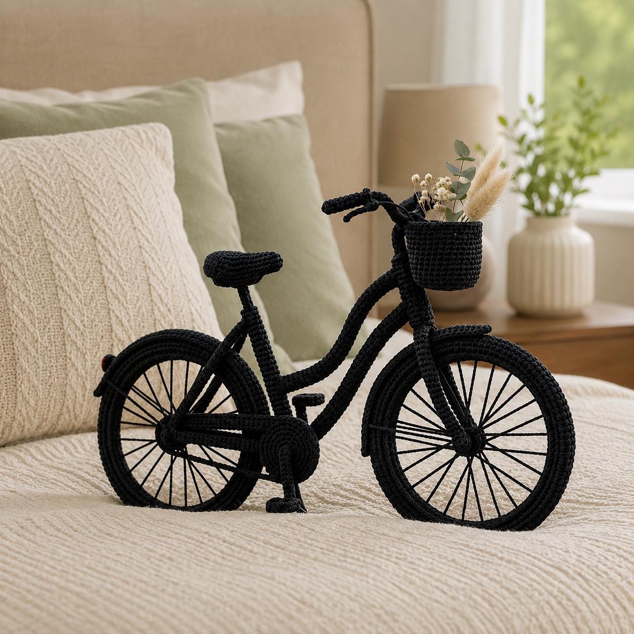 30 Bicycle Crochet Patterns for Bikes, Decor, Gifts, and Cozy Home Projects 14 Mini Amigurumi Bicycle Tutorial