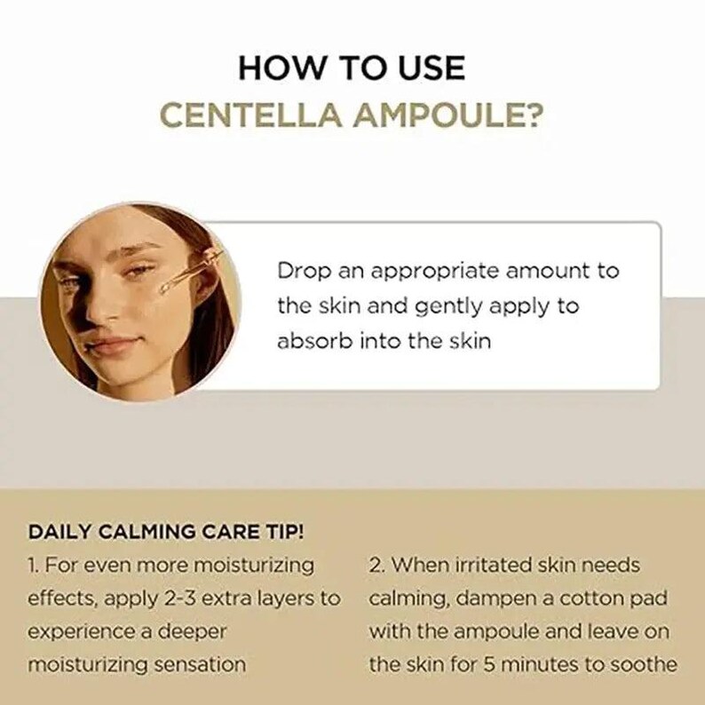 Centella Facial Serum for Smoother-Looking, Skin Hydrating Centella Face Serum Nova Trendz