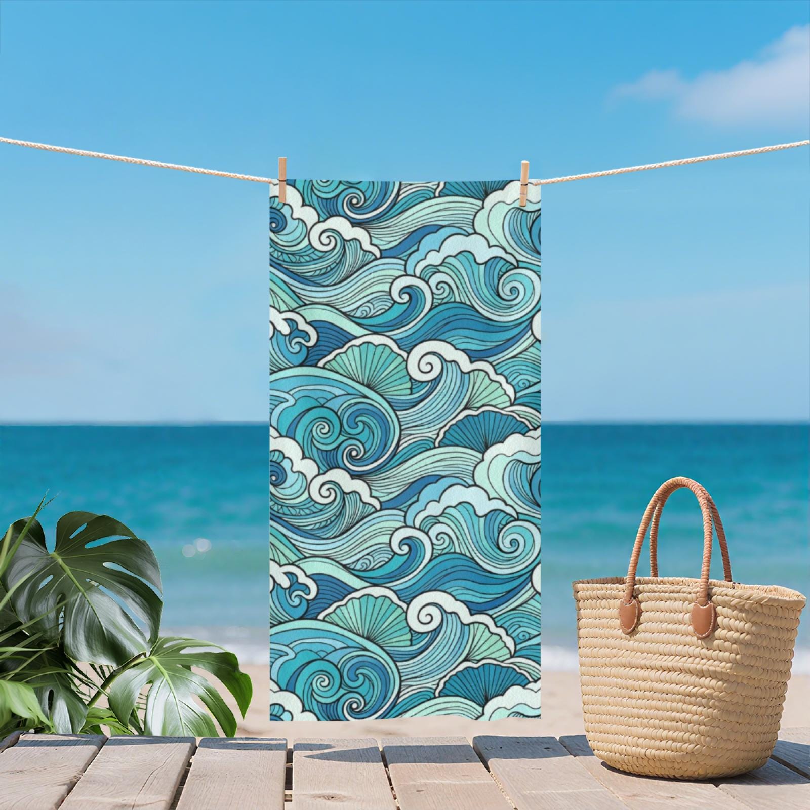 Vintage Beach Towel - Etsy