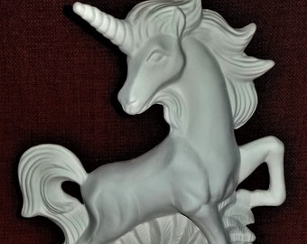 Unicorn Bank Ready to Paint Unpainted Ceramic Bisque 