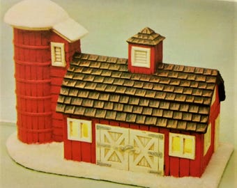 ceramic bisque fire station and fire engine ready to paint etsy currier and ives christmas village