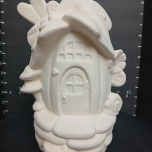 Unpainted Ceramic Bisque Pumpkin Fairy House Autumn Fairy Garden Ready to Paint Ceramic Bisque Paint Your Own Pottery U Paint Ceramic Bisque