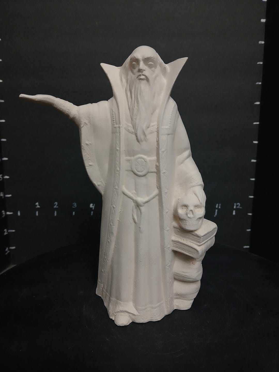 Unpainted Ceramic Wizard Lucky Dice Holder - DIY Craft Ready to Paint ...