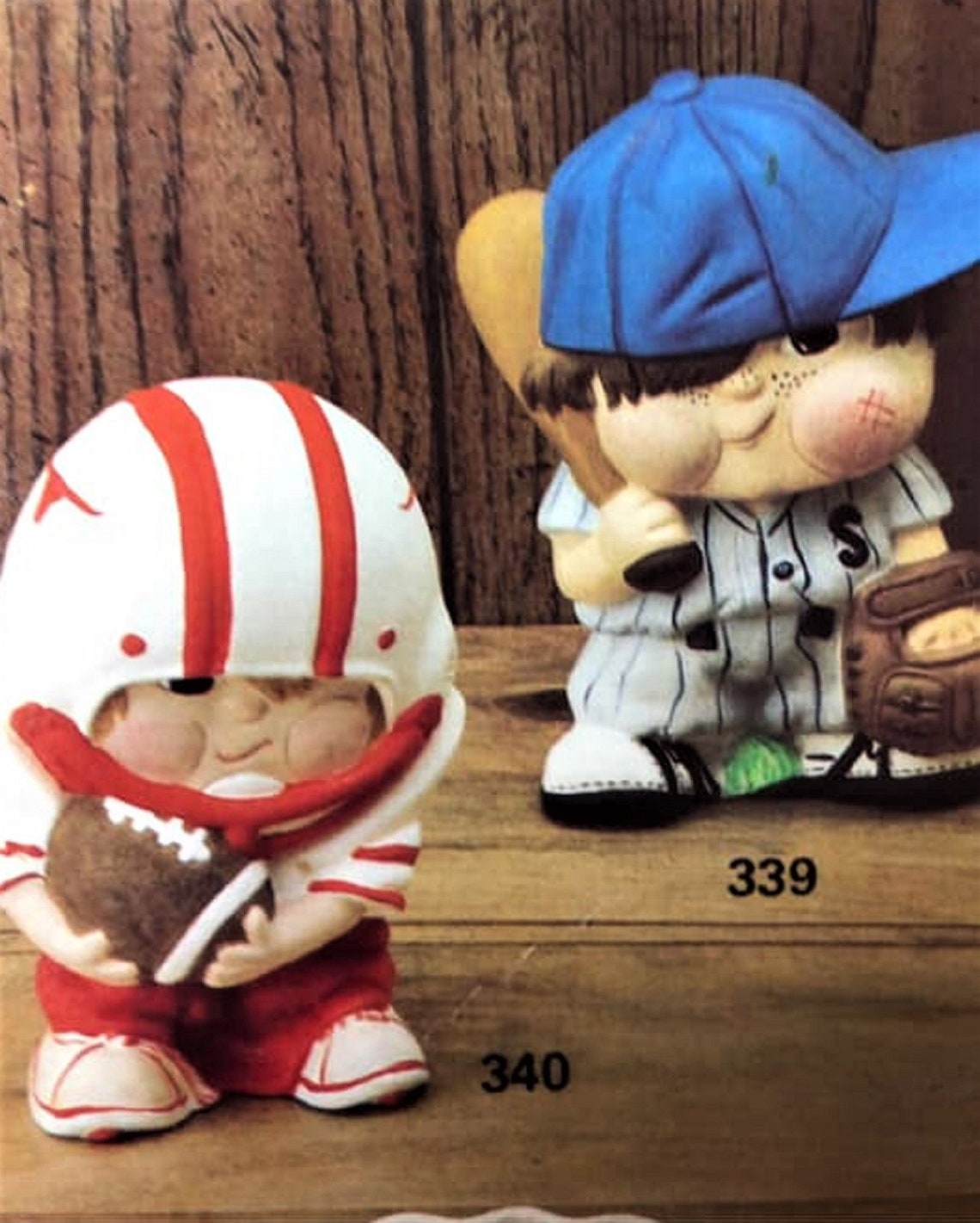 Unpainted Ceramic Bisque Sports Figures CHOICE Baseball or Etsy