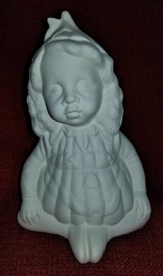 Unpainted Ceramic Bisque African American Boy & Girl PAIR OR EACH