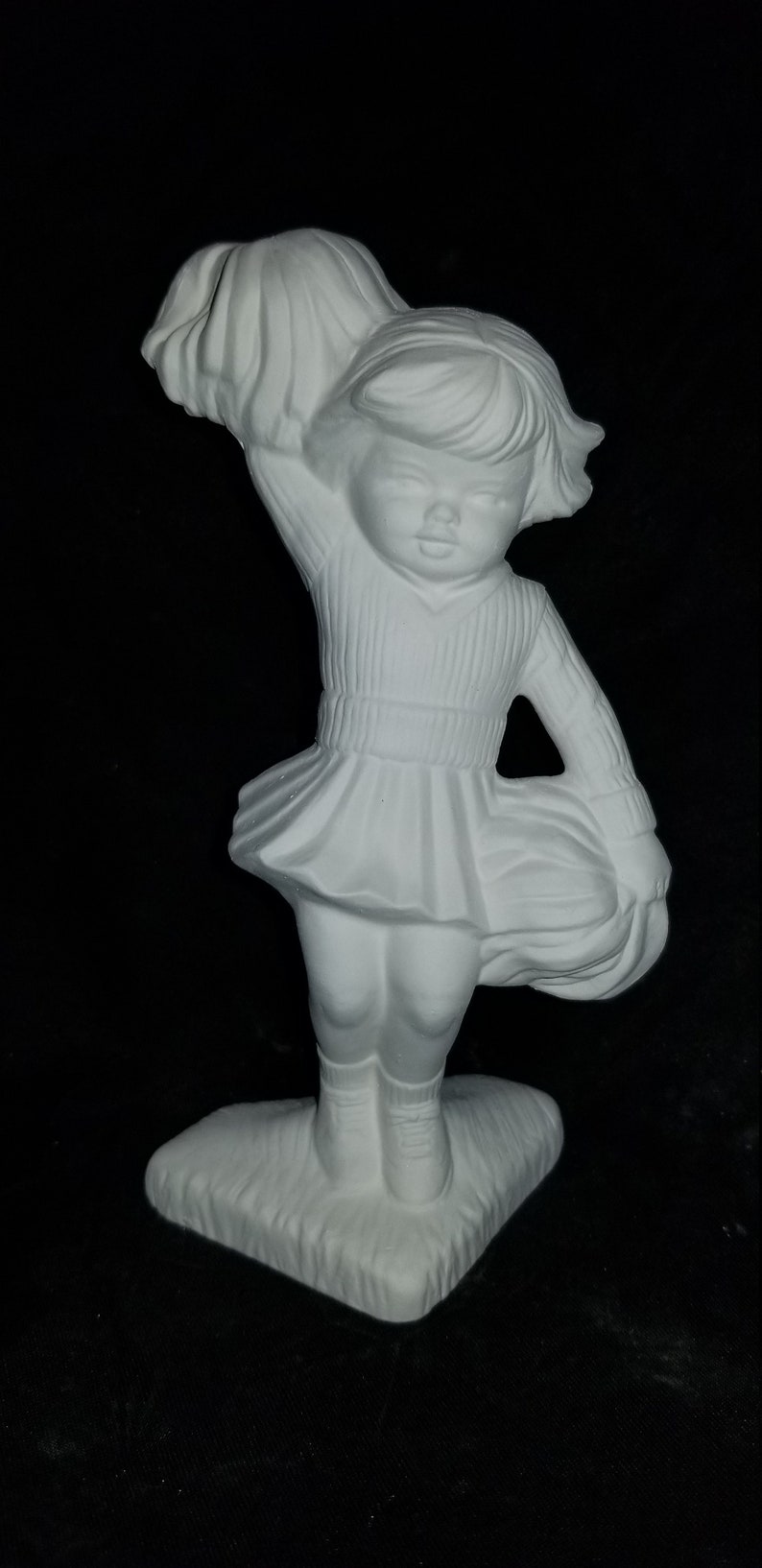 Unpainted Ceramic Bisque Sports Figures CHOICE Cheerleader or Etsy