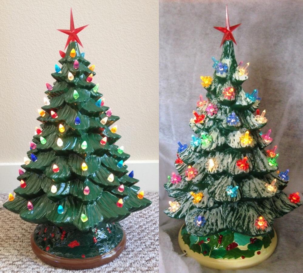 Ceramic Bisque Christmas Tree Kit DIY 20 Tall w/ Base Etsy