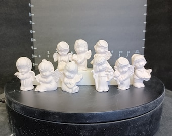 Unpainted Ceramic MINI Angel sets Choice of 3 MINIS or all Paint Your Own  Ready to Paint Ceramic Bisque paint your own MINIS