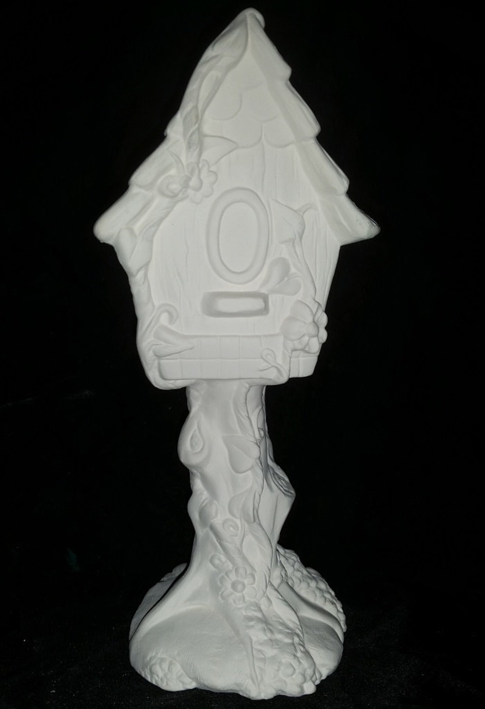 Unpainted Ceramic Bisque Decorative Birdhouse Ready to Paint Etsy