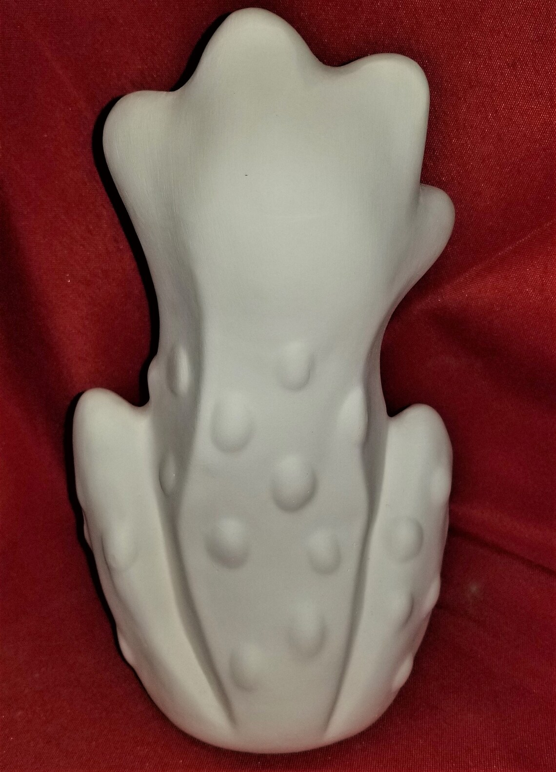 Unpainted Ceramic Bisque Garden Frogs CHOICE Large or Medium Etsy