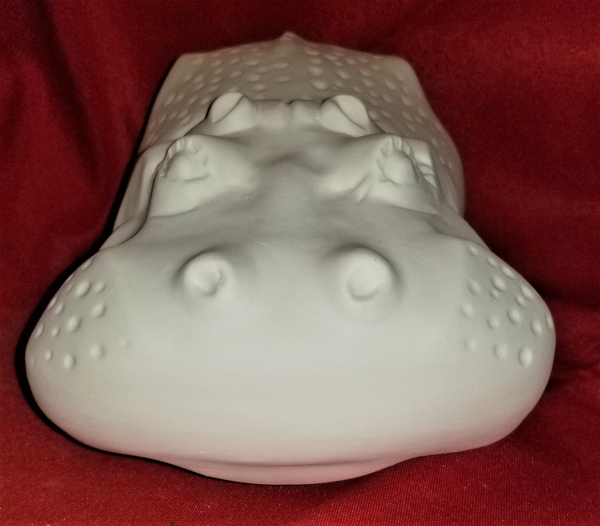 Ready to Paint Ceramic Bisque LARGE Hippo Unpainted Ceramic Etsy