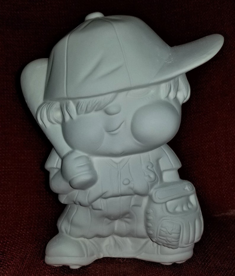 Unpainted Ceramic Bisque Sports Figures CHOICE Baseball or Etsy