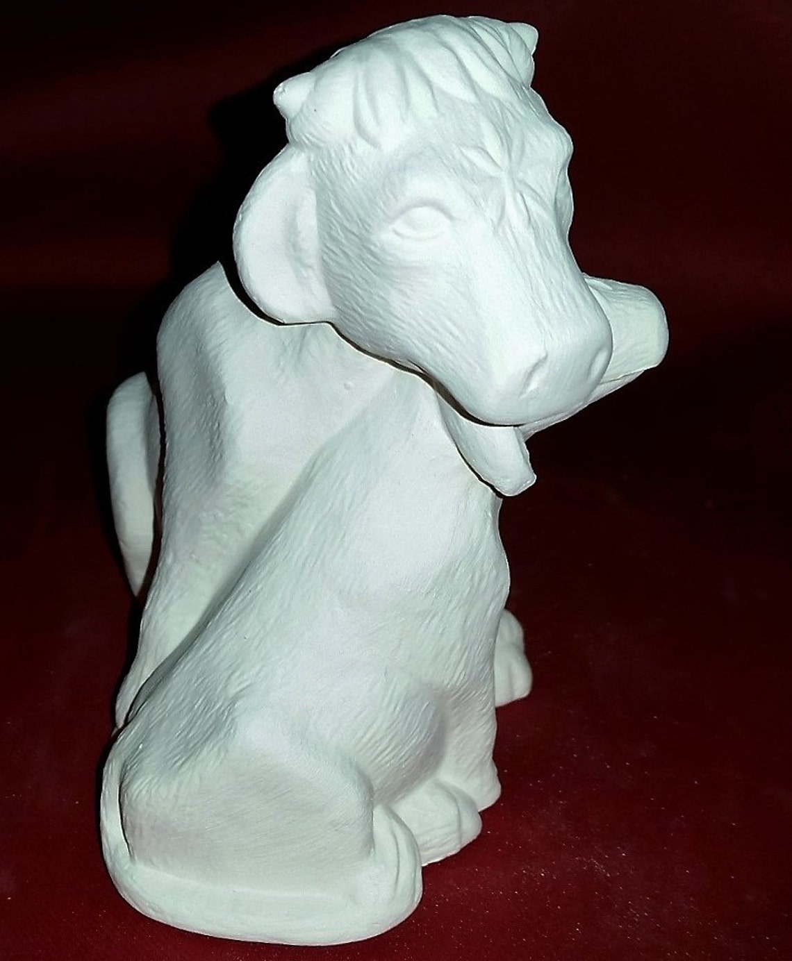 Ready to Paint Ceramic Bisque COWS Mom and Baby Cow Unpainted Etsy