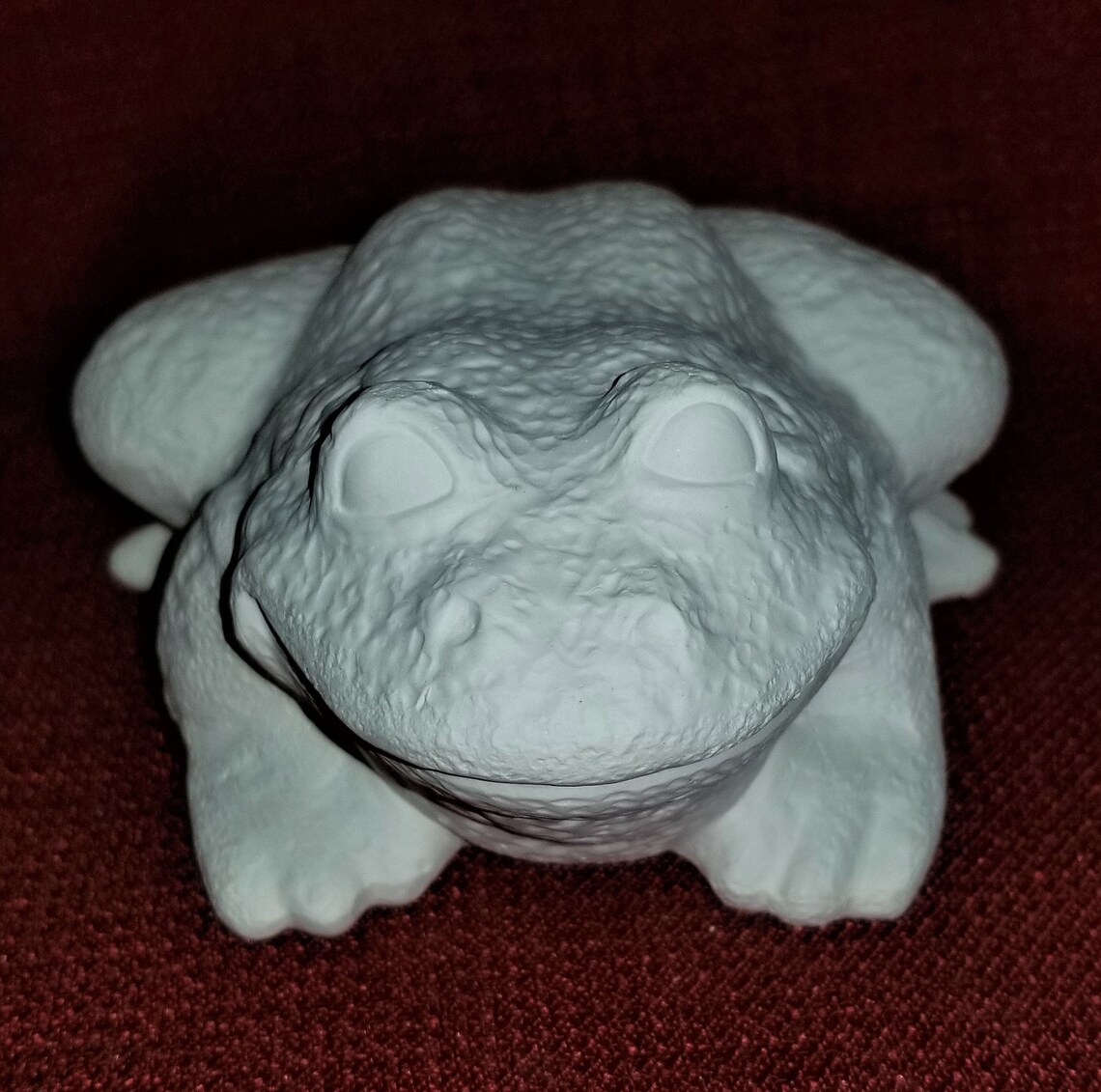 Unpainted Ceramic Bisque Garden Frogs CHOICE Medium or Small Etsy