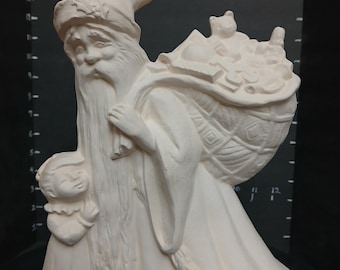 Ceramic Bisque~~ Ready to Paint~~ Santa holding a Lantern